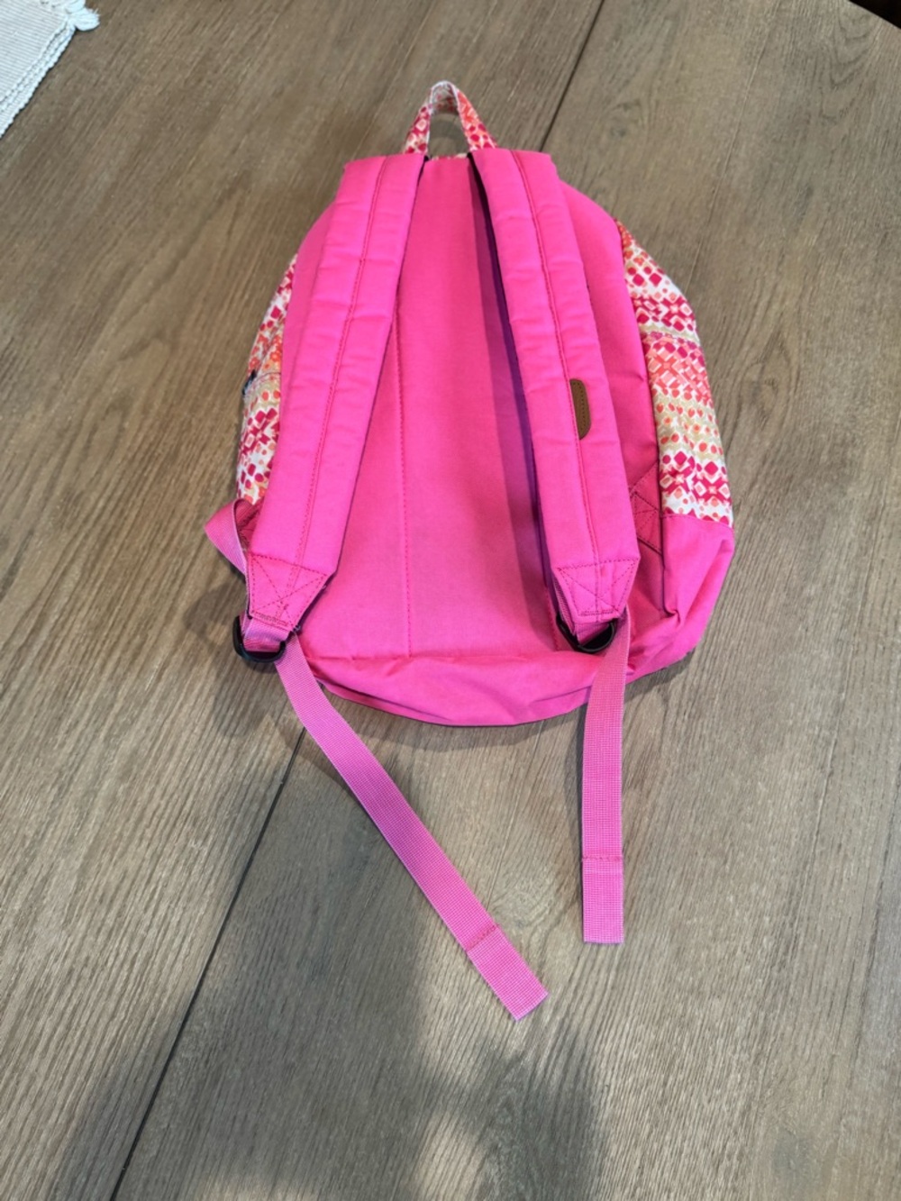 Herschel Supply Co. Heritage Kids Backpack Pink Floral Geometric Print - Picture 3 of 7